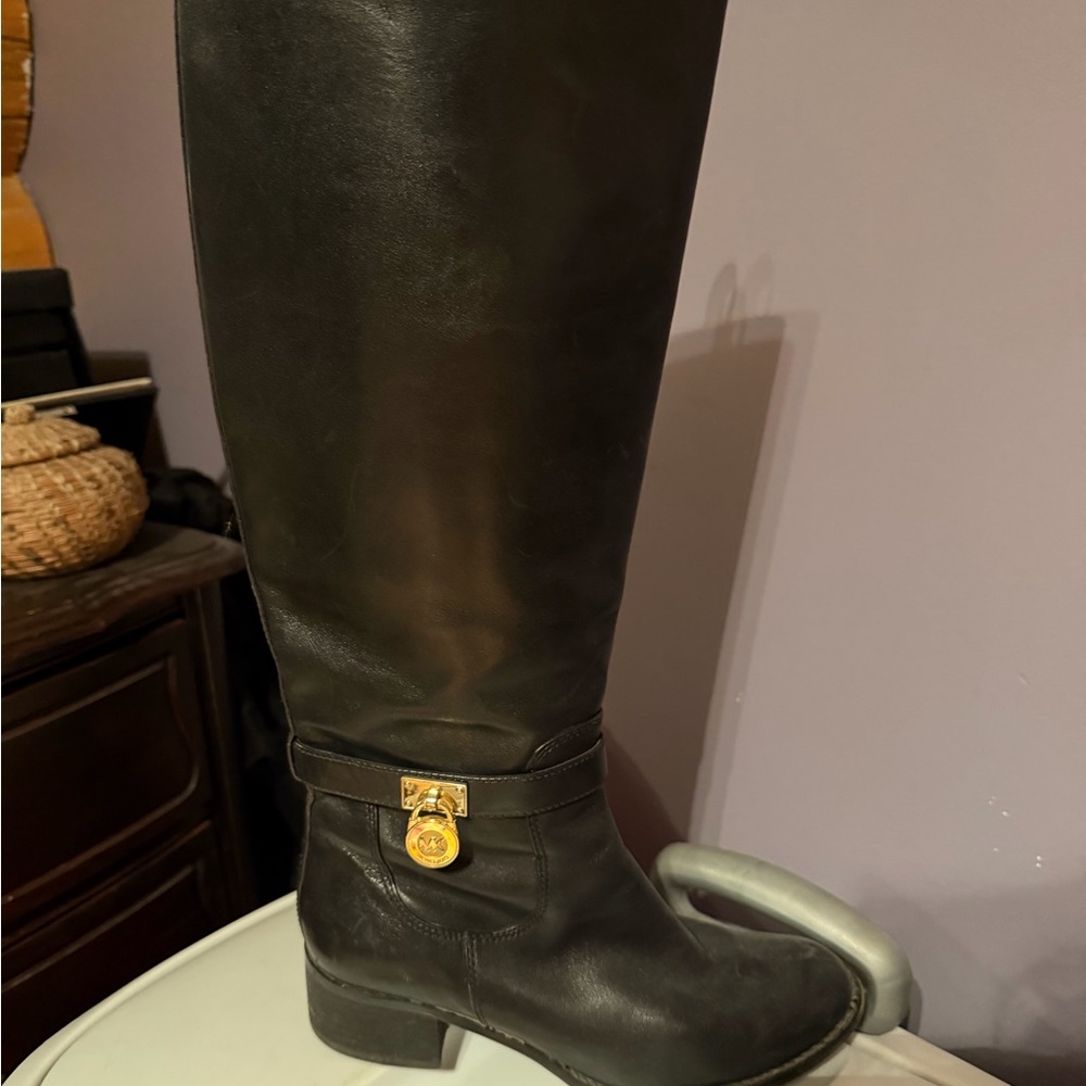 Michael Kors Black Heeled Boots